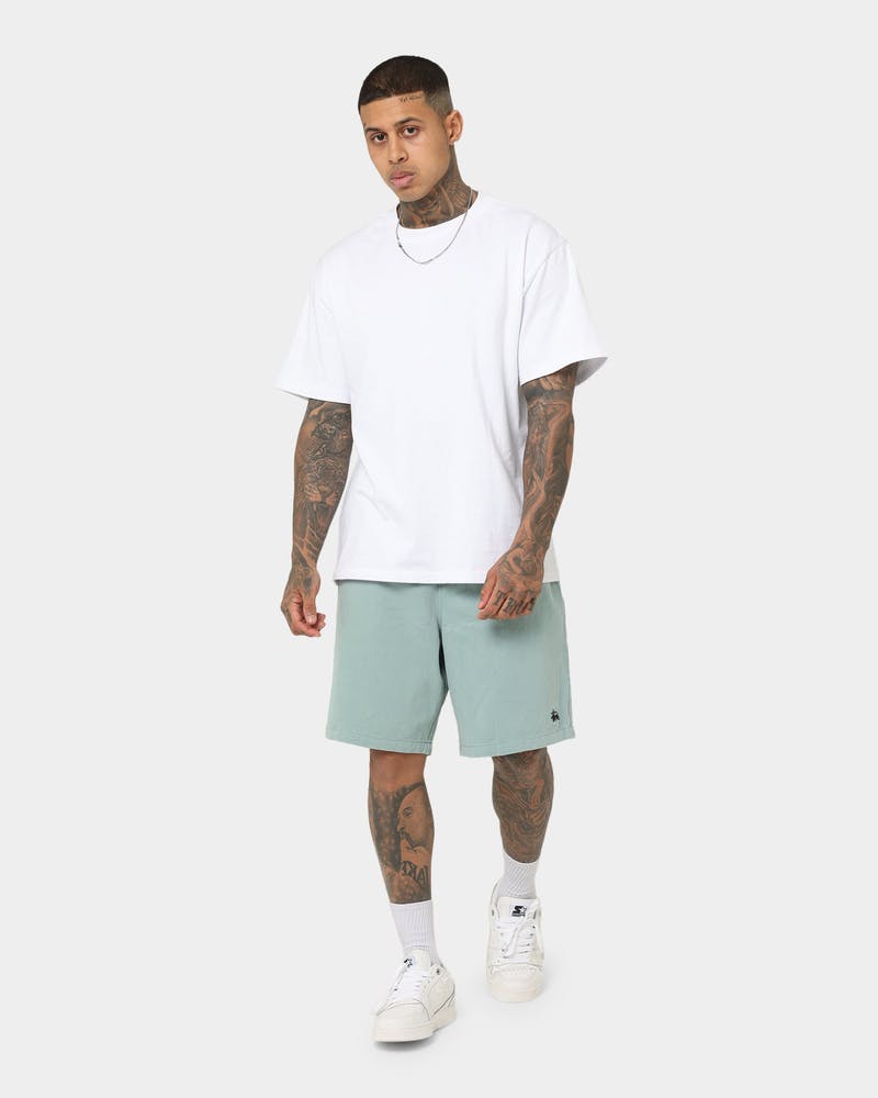 Stussy Wide Wale Cord Beach Short - Pigment Sage Green