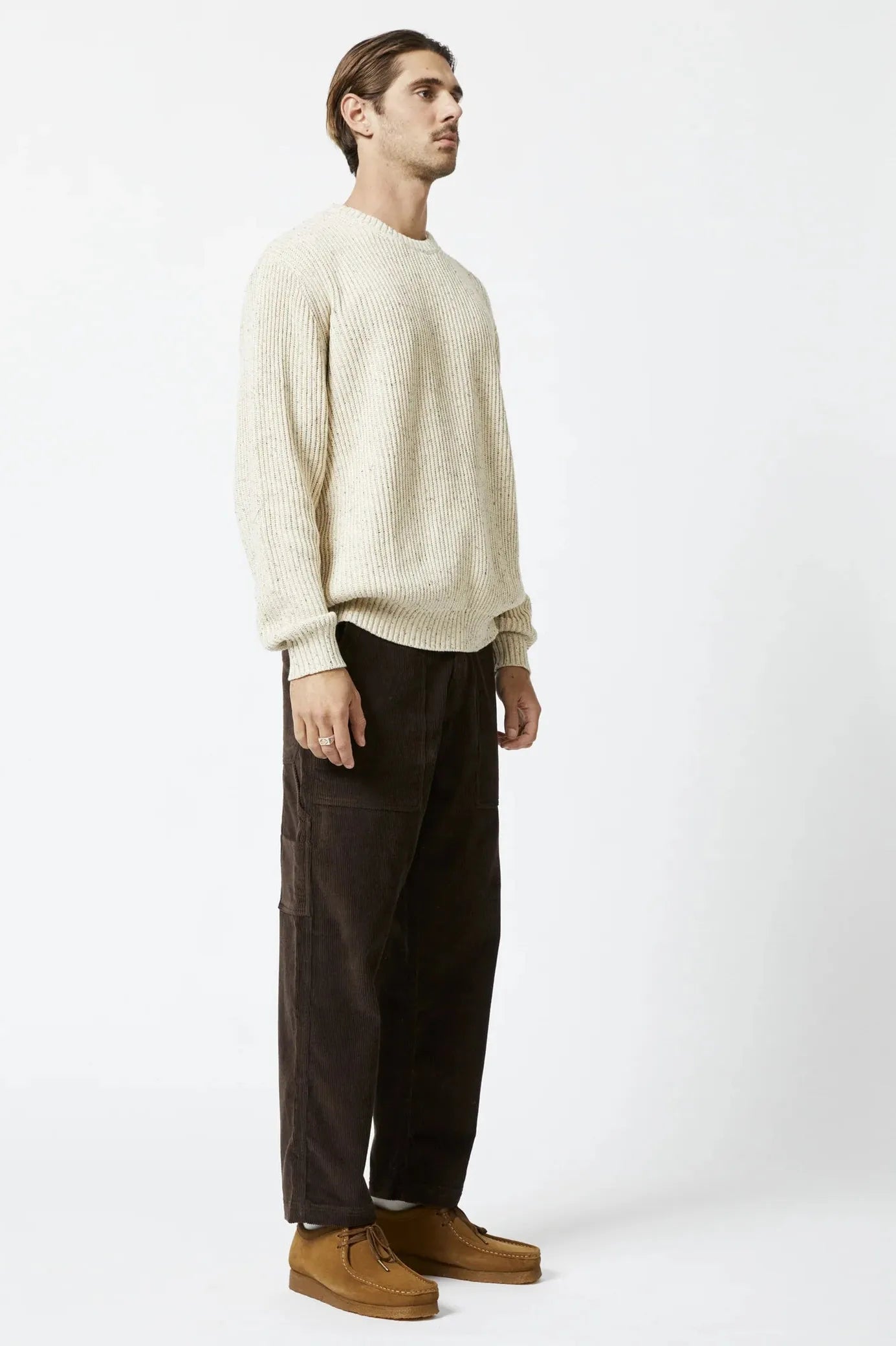 MR SIMPLE Fisher knit - Oatmeal