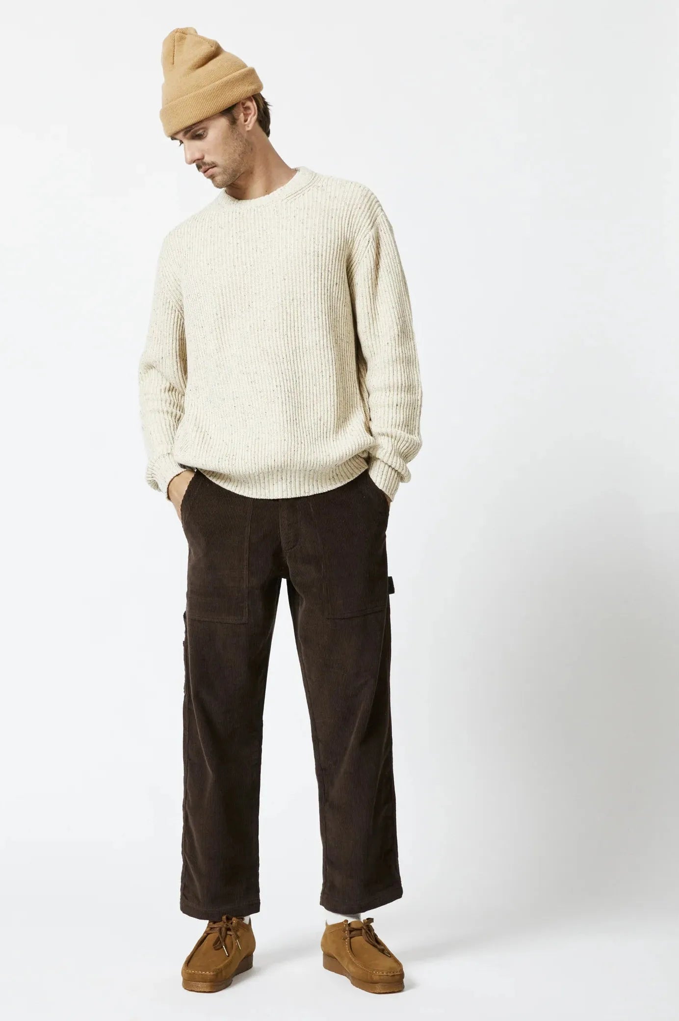 MR SIMPLE Fisher knit - Oatmeal