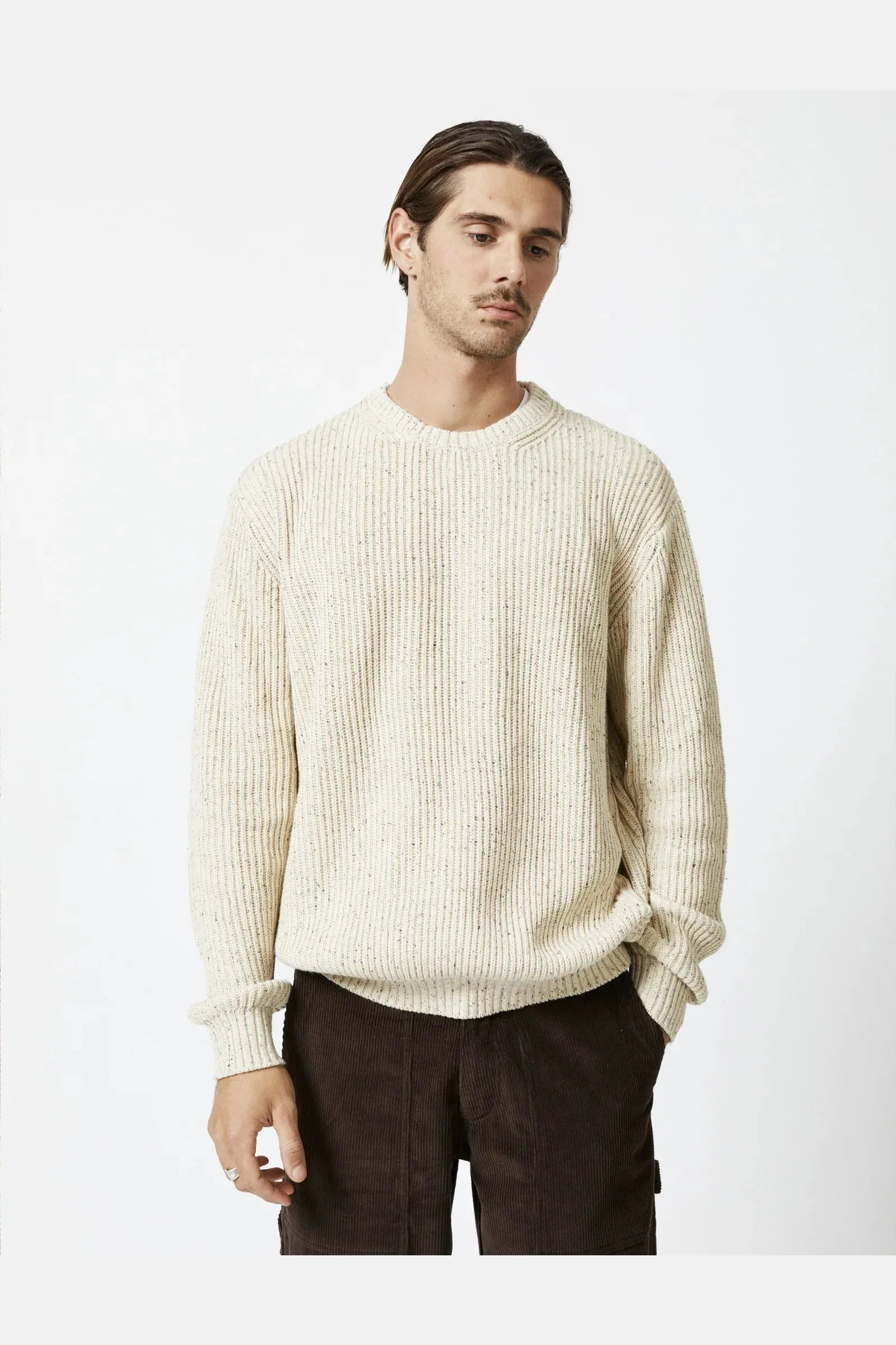 MR SIMPLE Fisher knit - Oatmeal