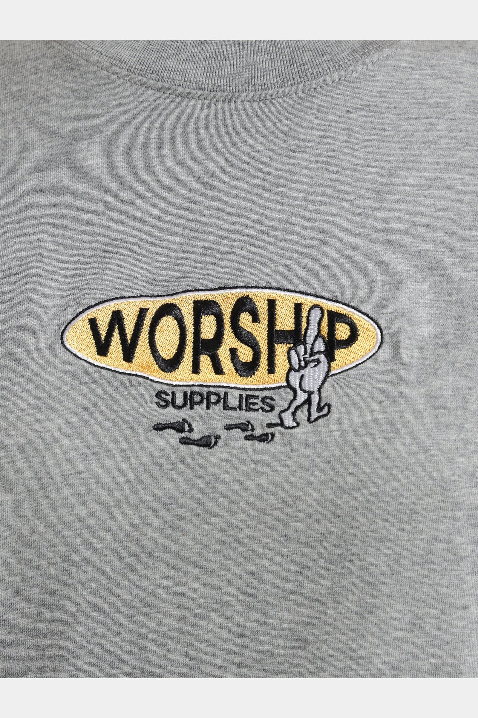 Worship keep on truckin' tee - grey marle