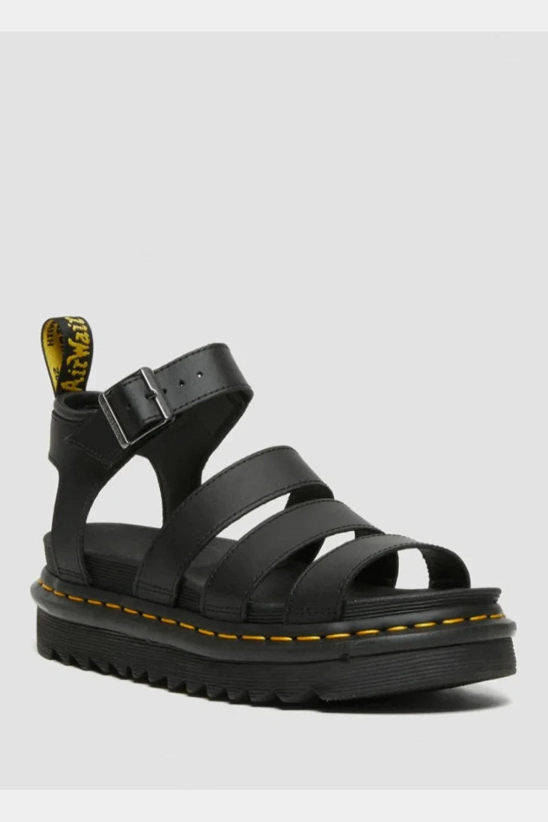 Dr martens blaire 3 strap sandal - black hydro