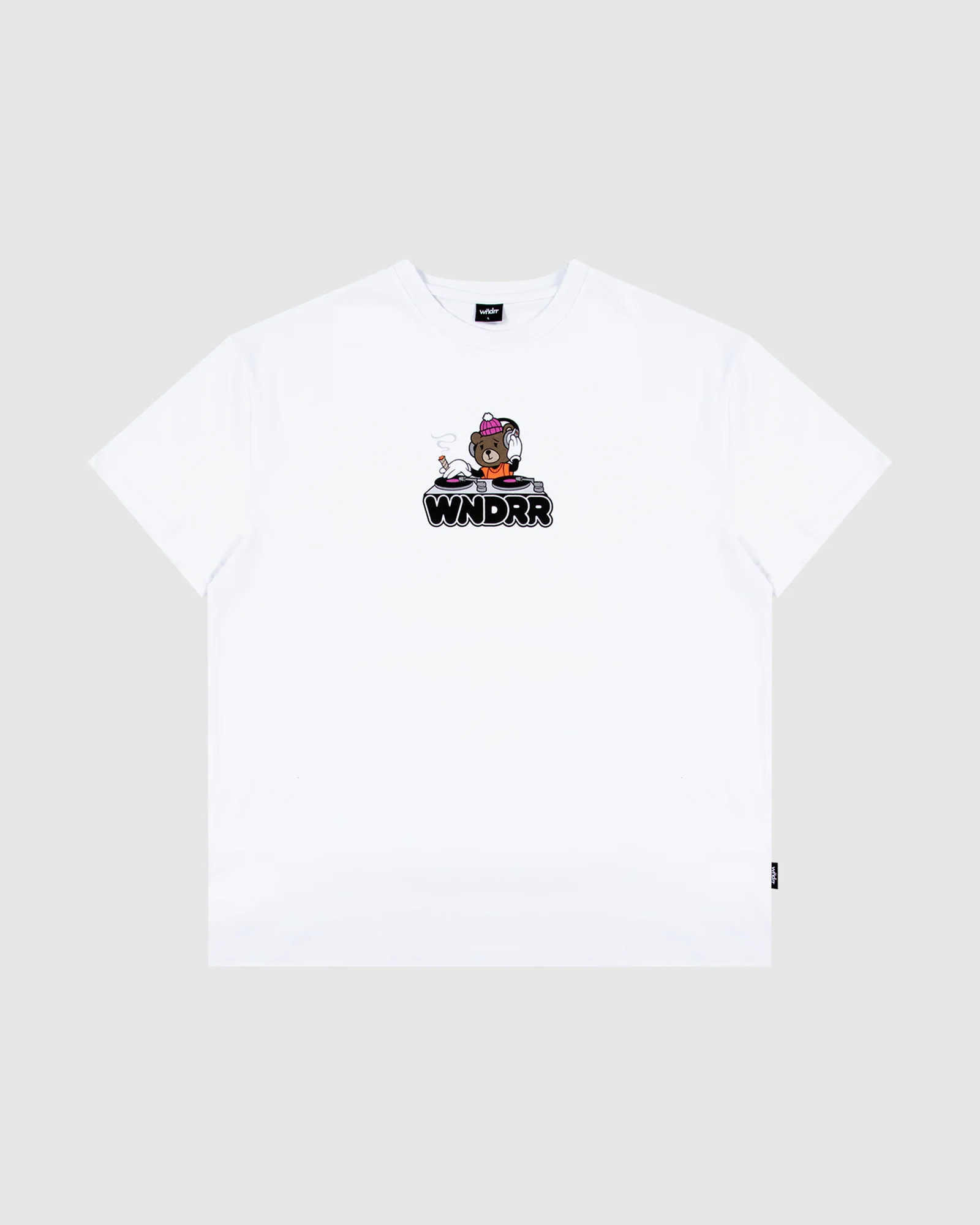 WNDRR Beats box fit tee - White