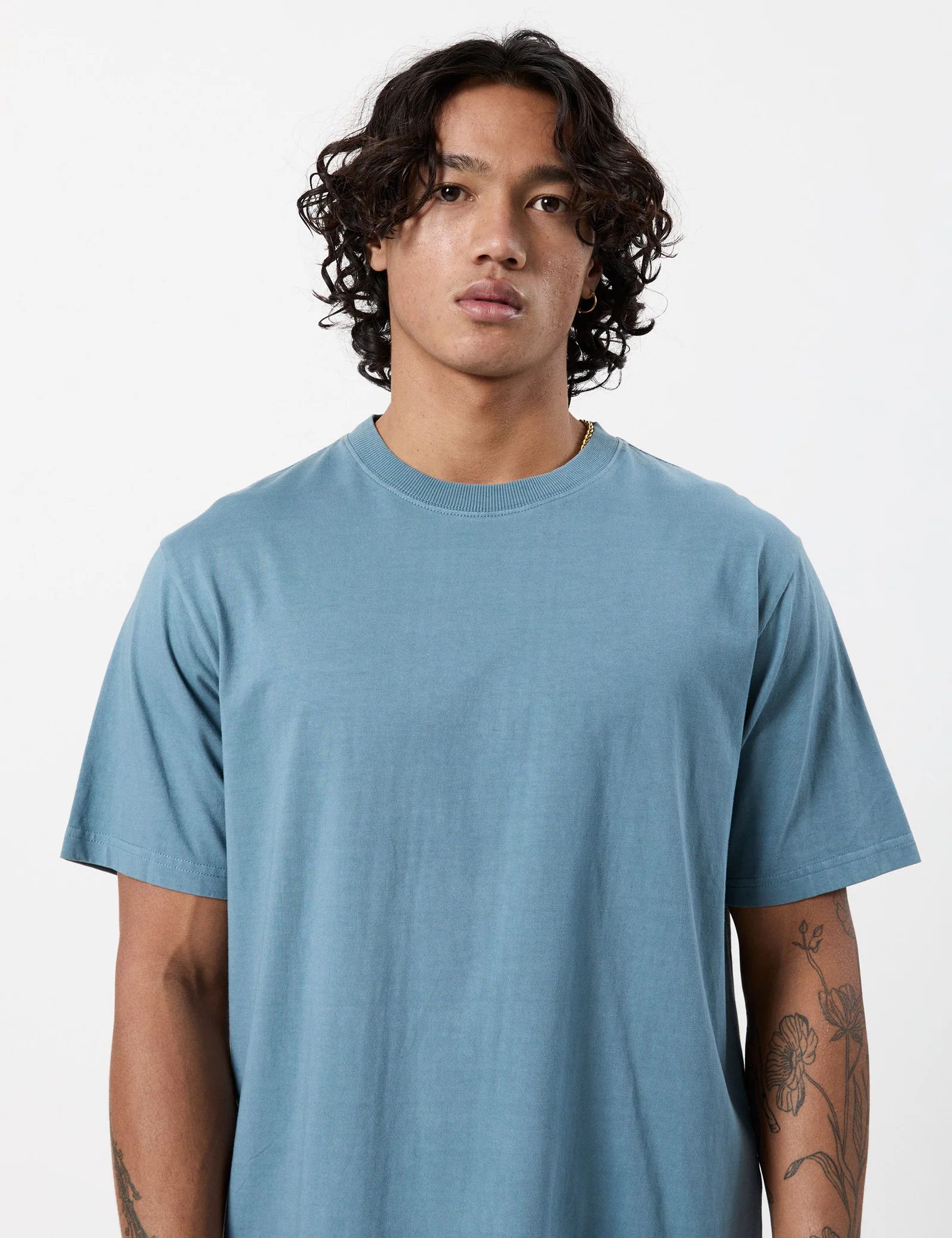 MR SIMPLE Heavy weight tee - Denim