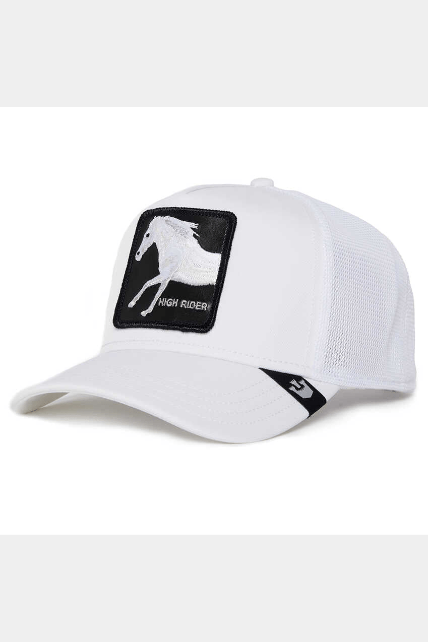 Goorin bros. Trucker cap platinum high - white