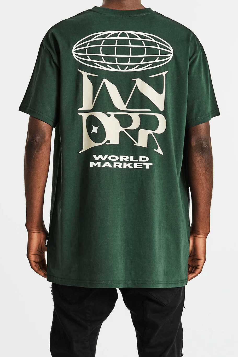 Wndrr market custom fit tee - forrest green