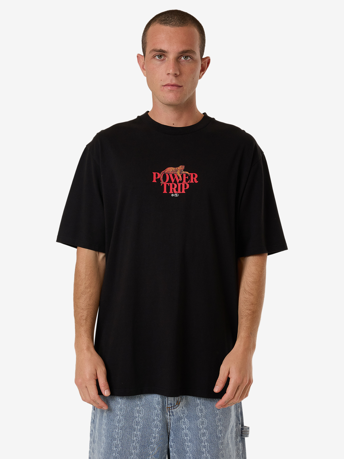 THRILLS Power Trip Oversize Fit Tee - Black