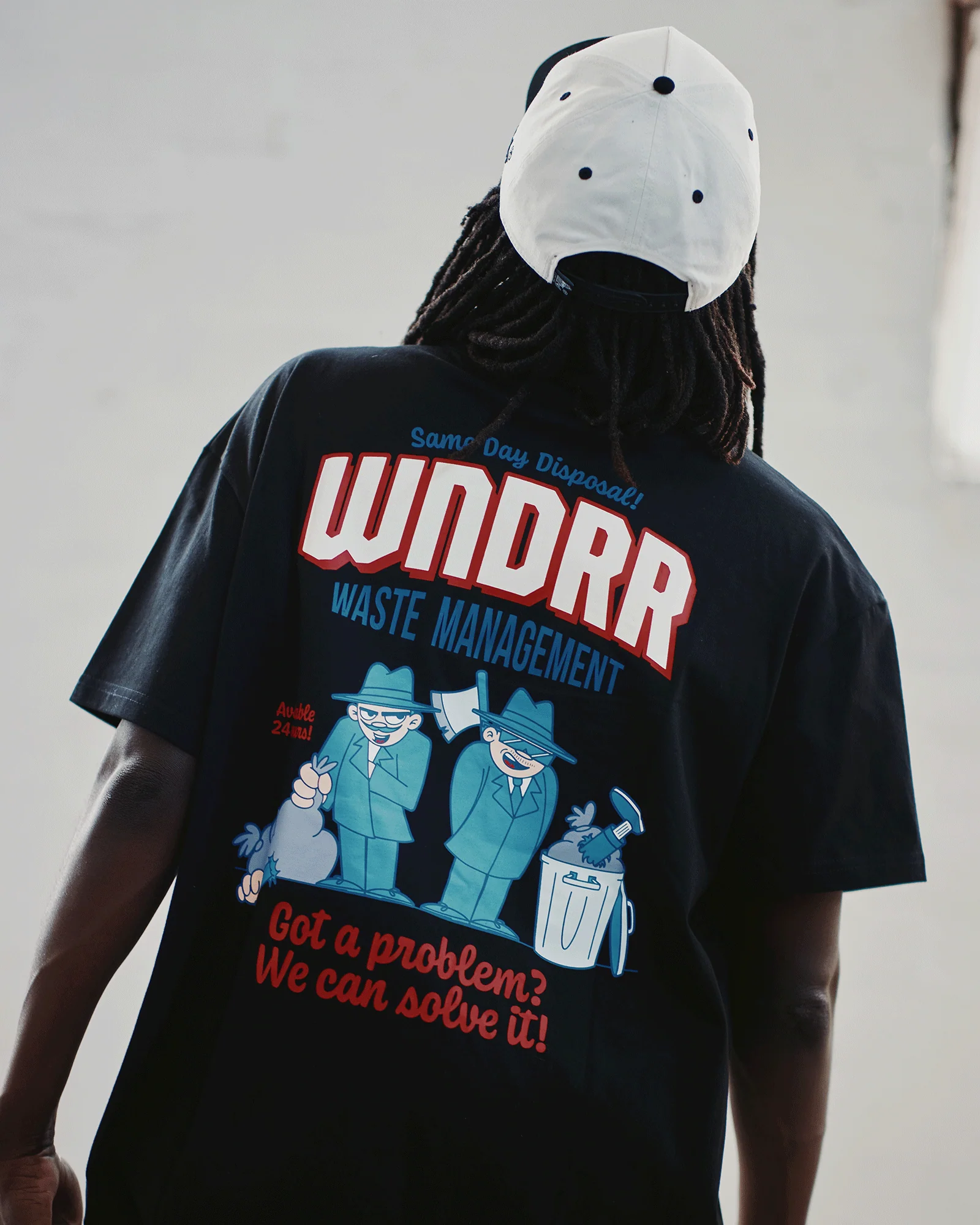 WNDRR Waste management box fit tee - Black