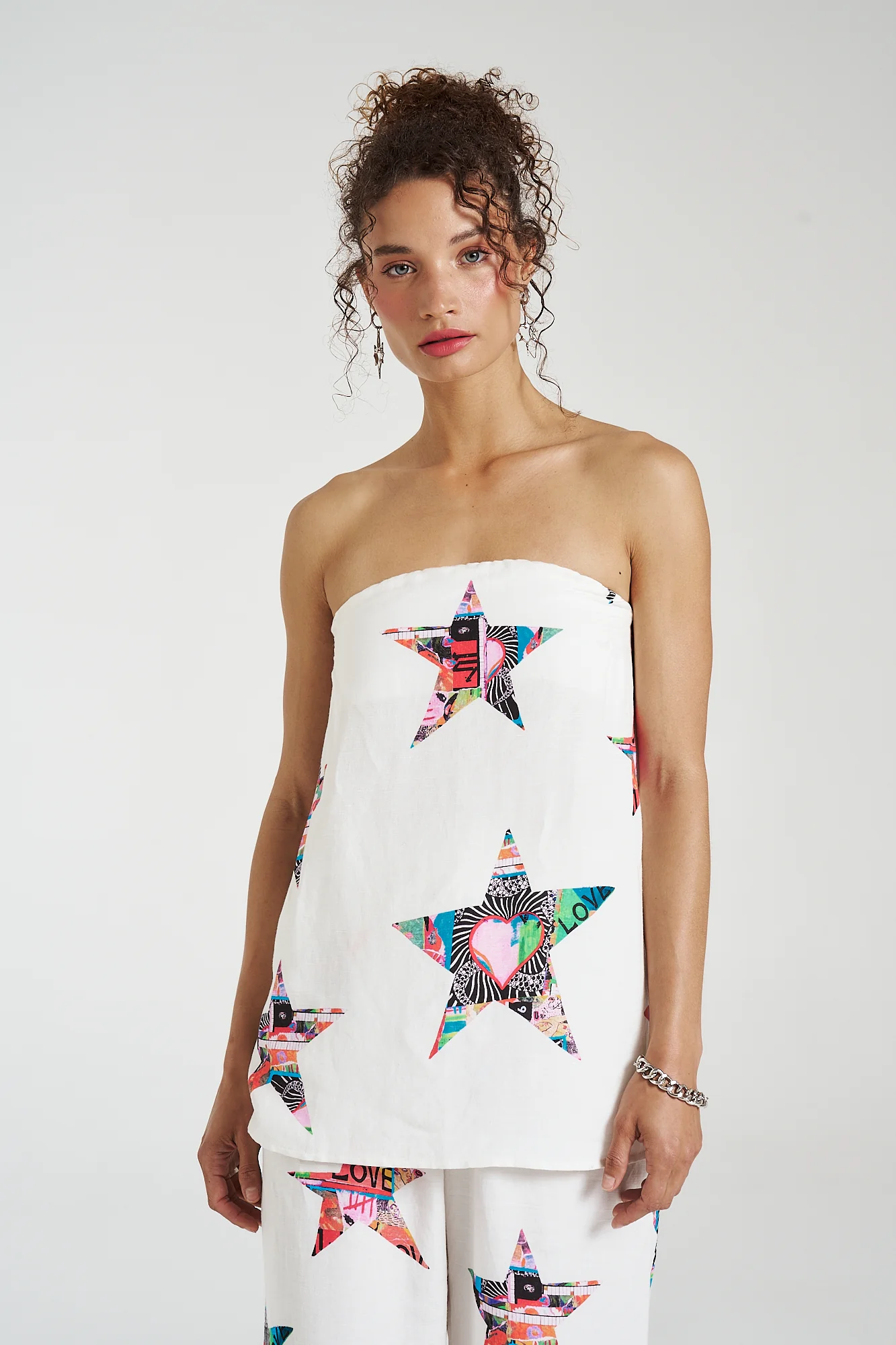 SUMMI SUMMI Strapless shift top - Star x lovers