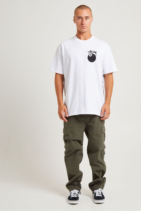 STUSSY Strike hw ss tee - white