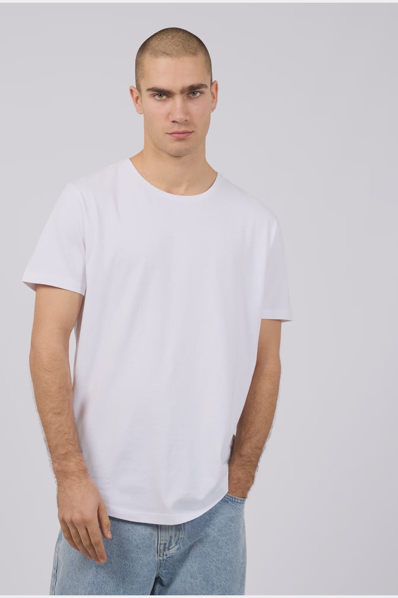 Silent Theory Tail Tee White