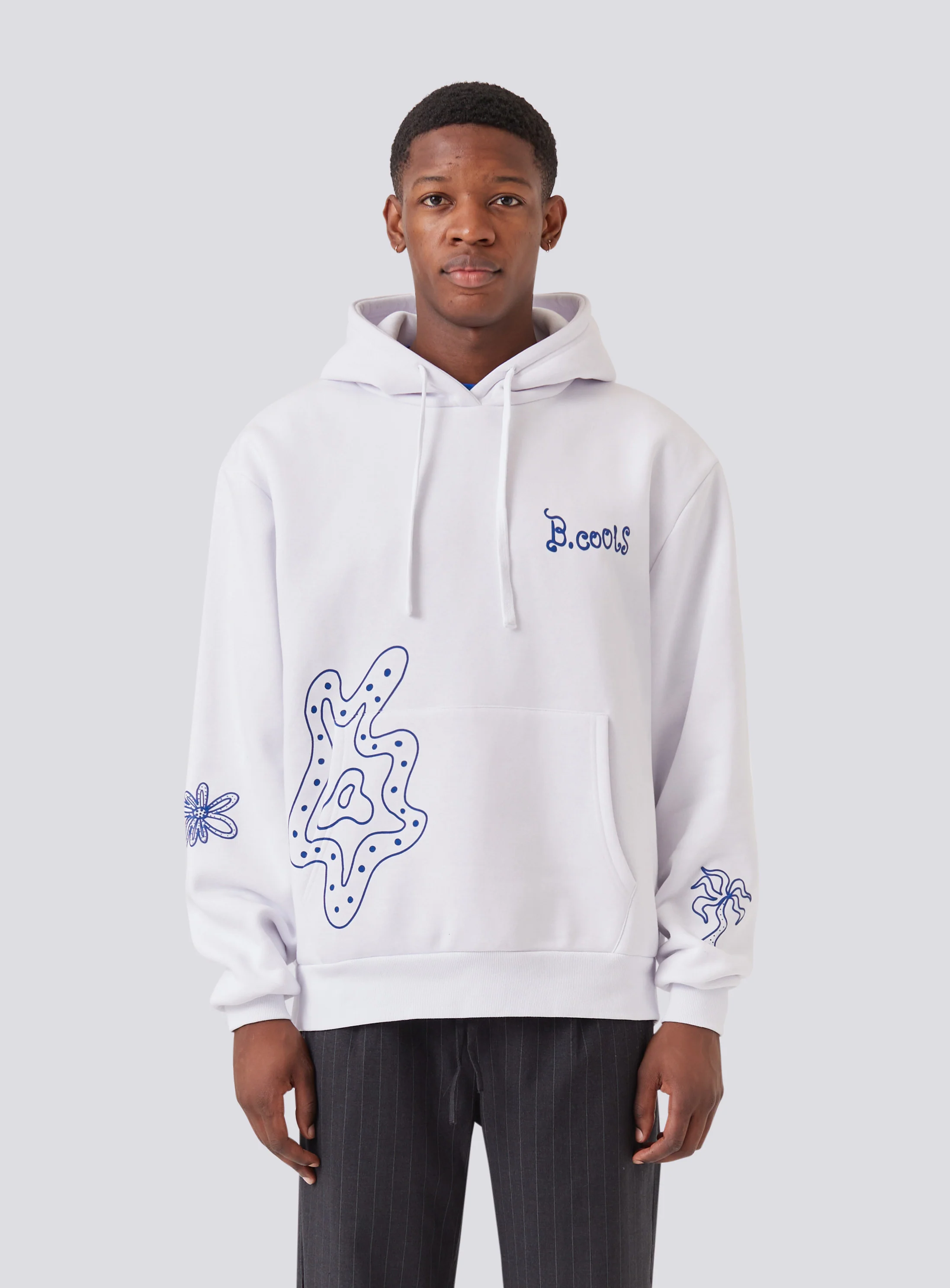 BARNEY COOLS Planet hood - White