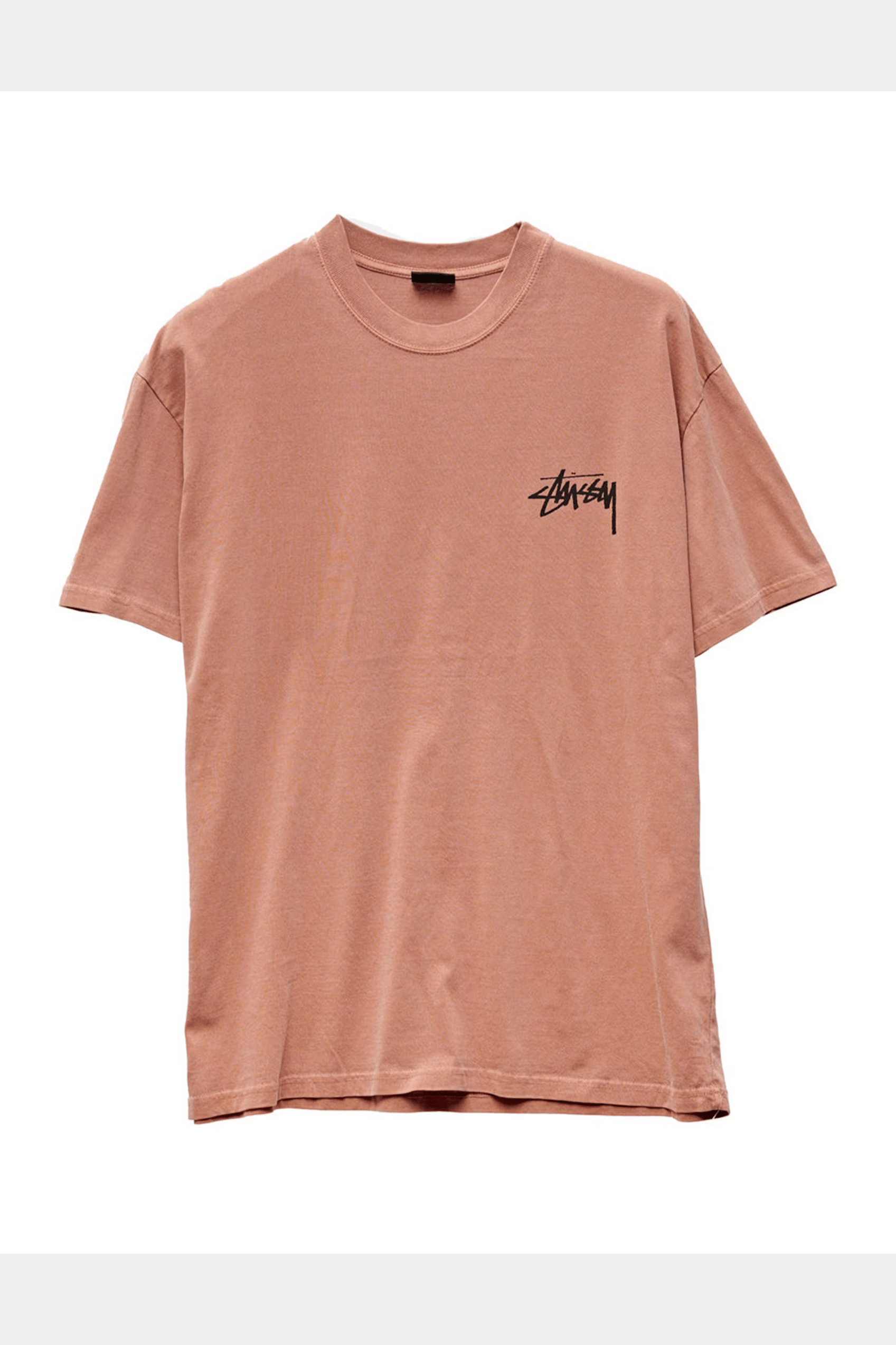 Stussy rasta man 50-50 ss tee - pigment penny brown