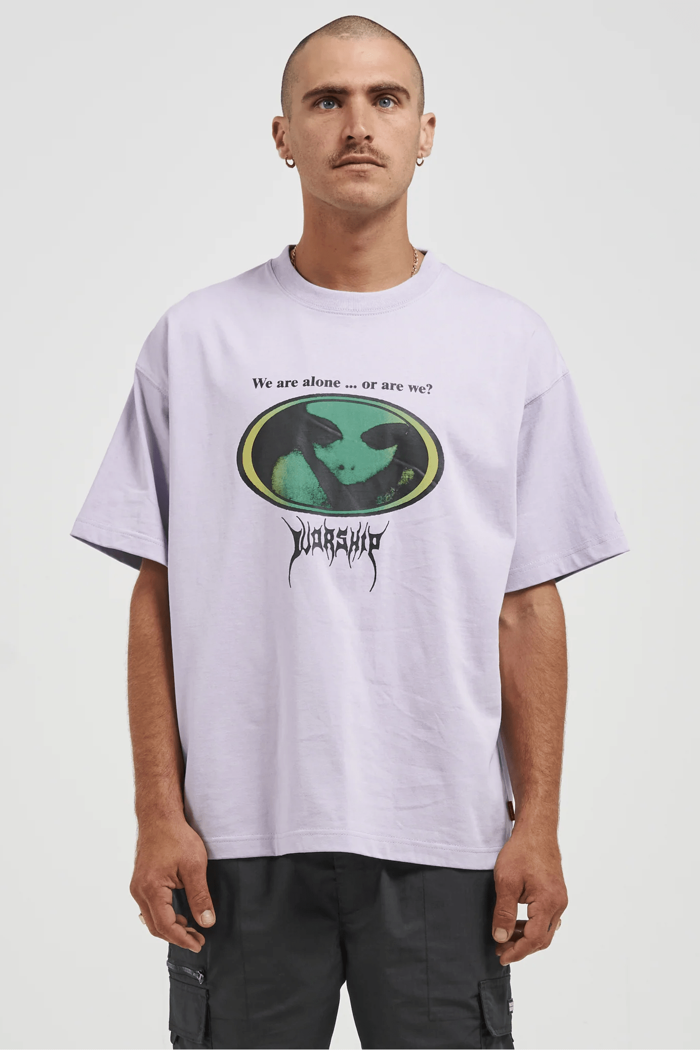 Worship zorg oversize tee - lavender