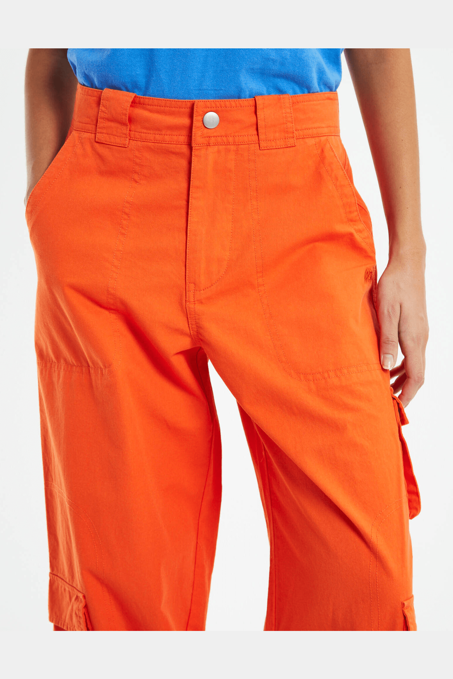 Misfit water pipe cargo pant- sherbert