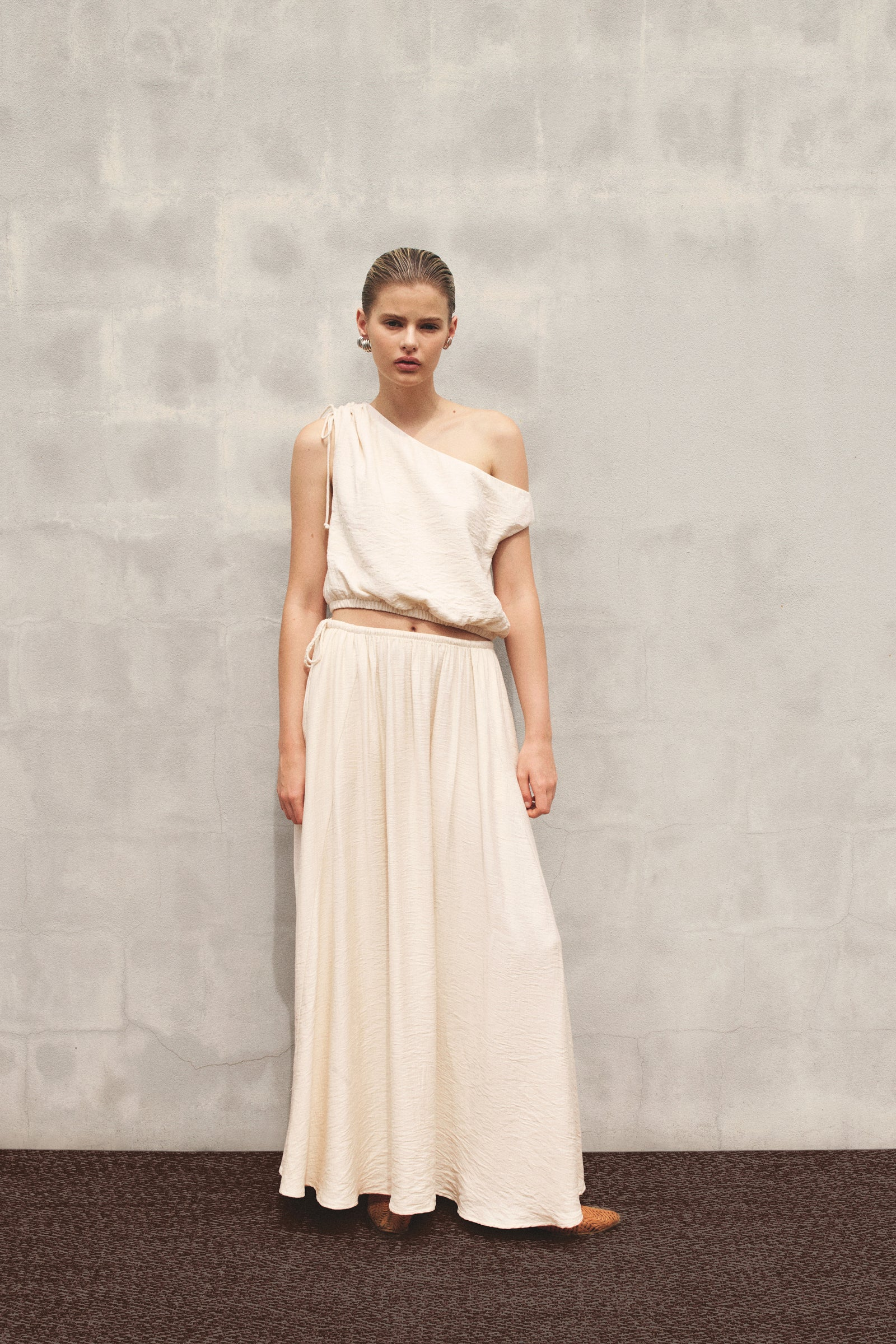 NUDE LUCY Ambrose maxi skirt - Milk