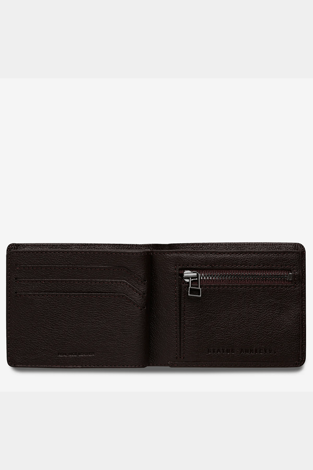 Status Anxiety Leonard Wallet Chocolate