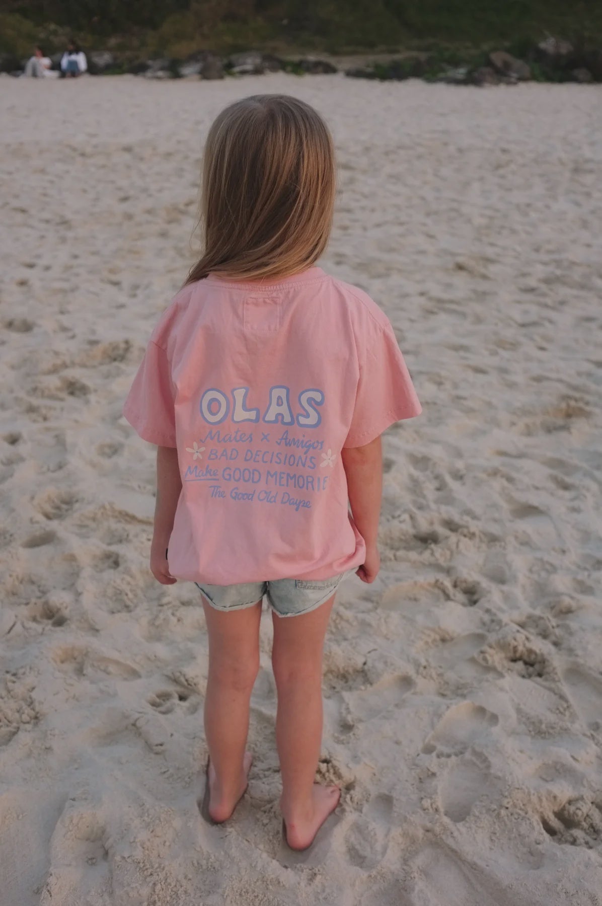 Olas MATES X AMIGOS MINI TEE PINK