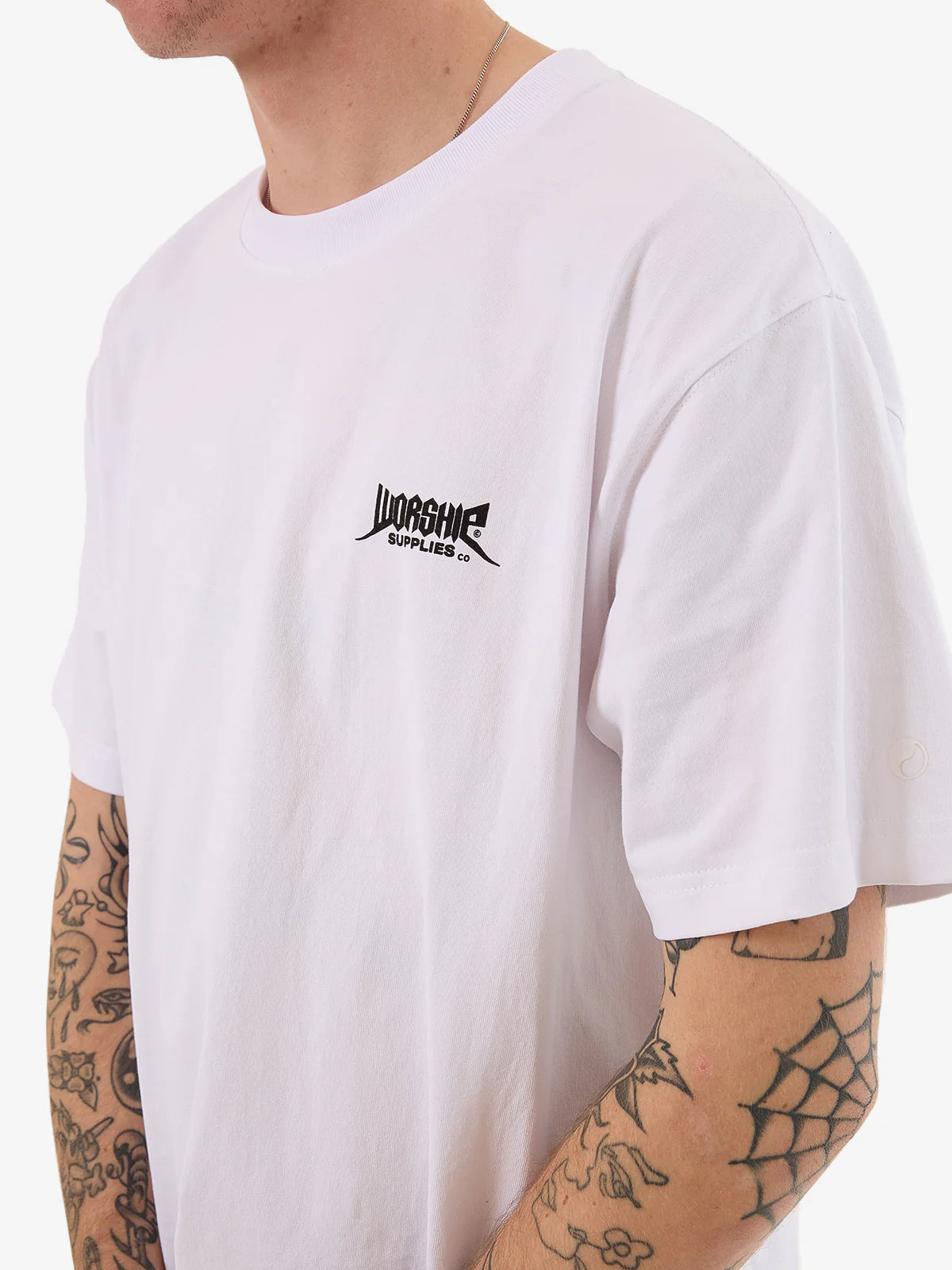 WORSHIP Nucore Spike Tee - White