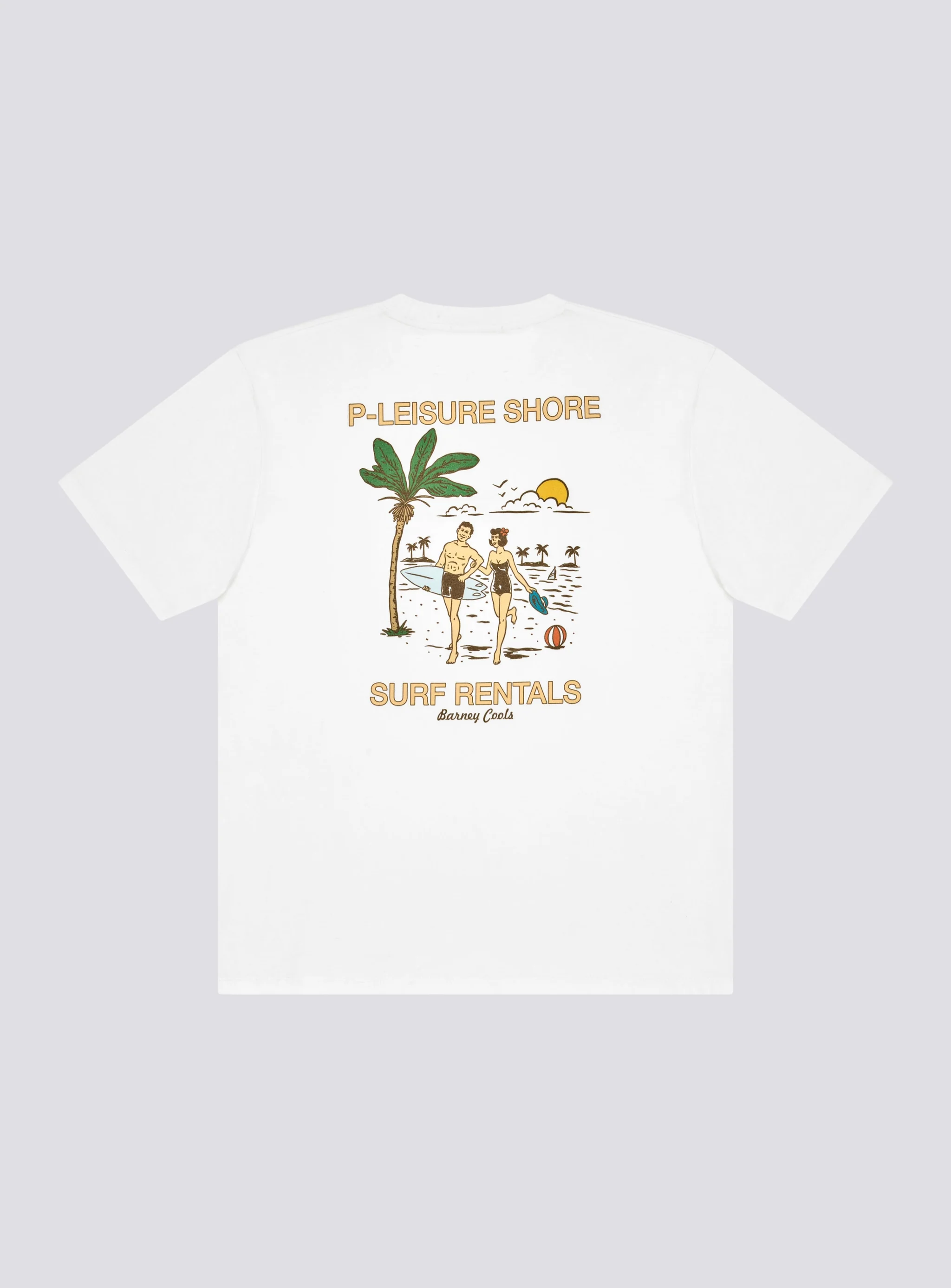 BARNEY COOLS Shore tee - Vintage white