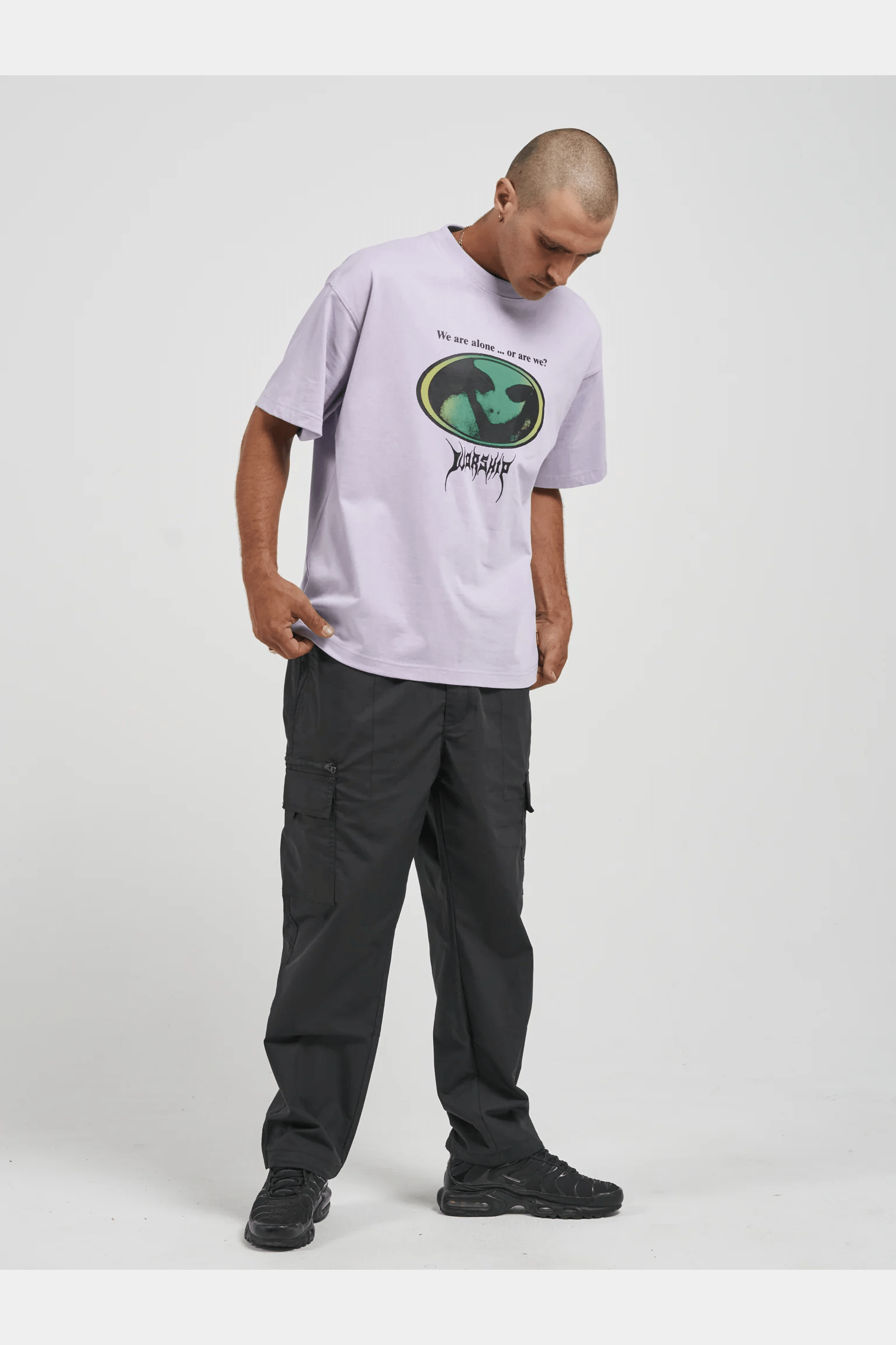 Worship zorg oversize tee - lavender