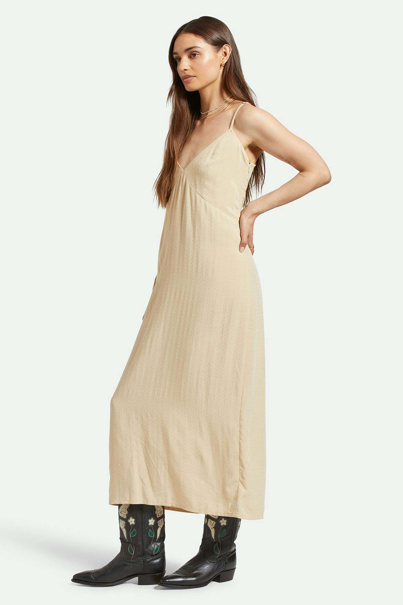 BRIXTON Vintage Slip Dress - Vintage white