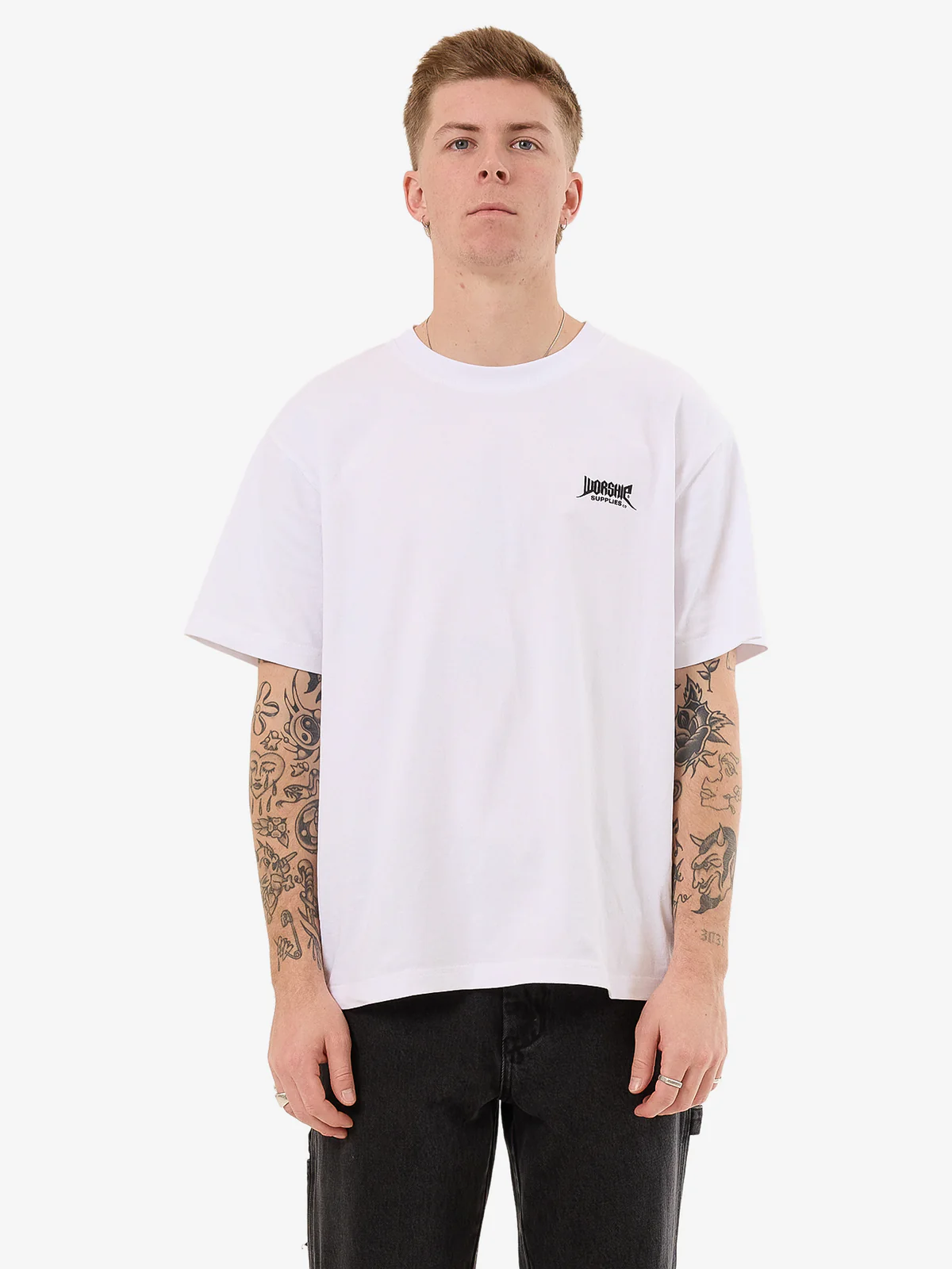 WORSHIP Nucore Spike Tee - White