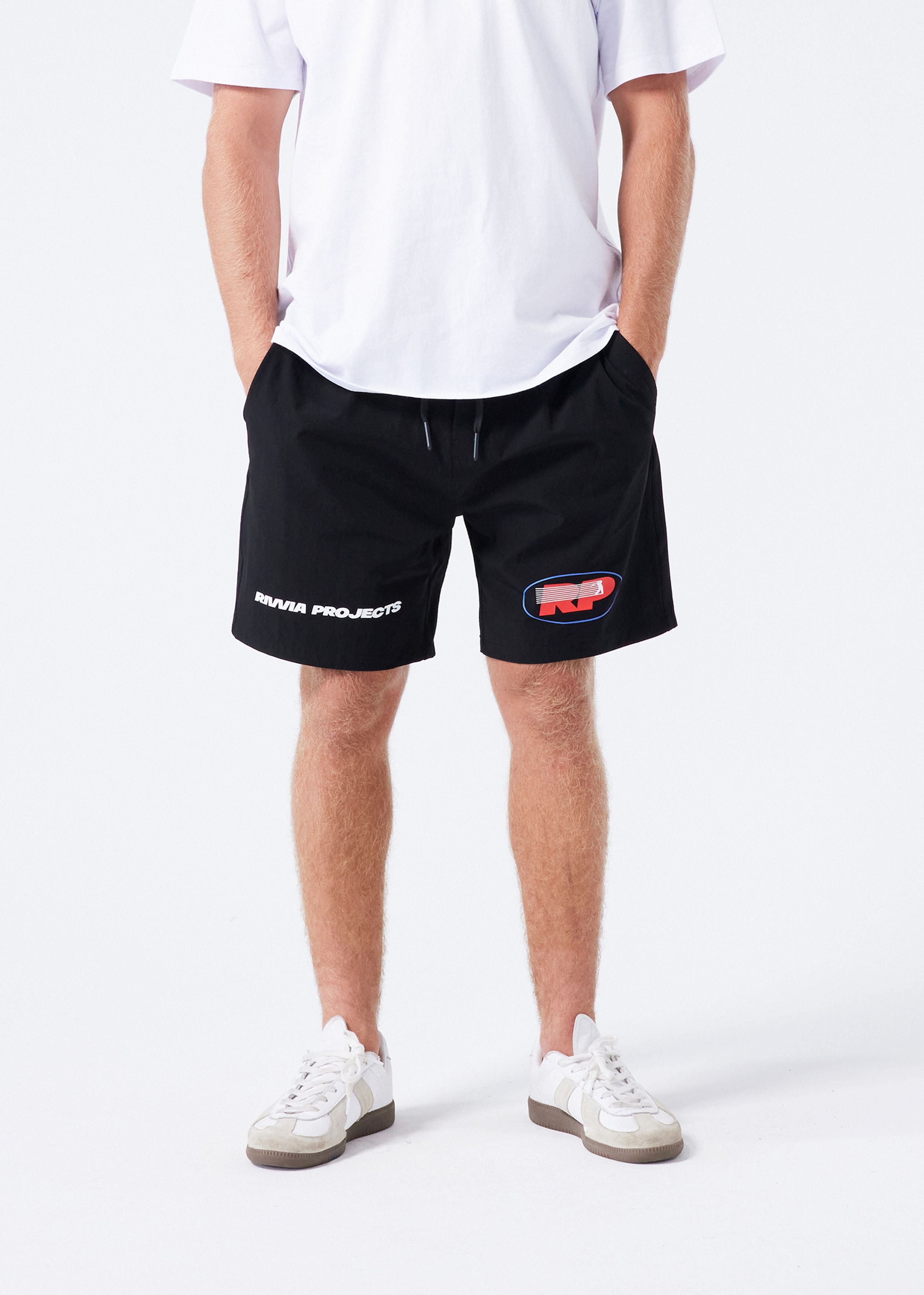 RIVVIA Rp motion daily ride short - Black/red