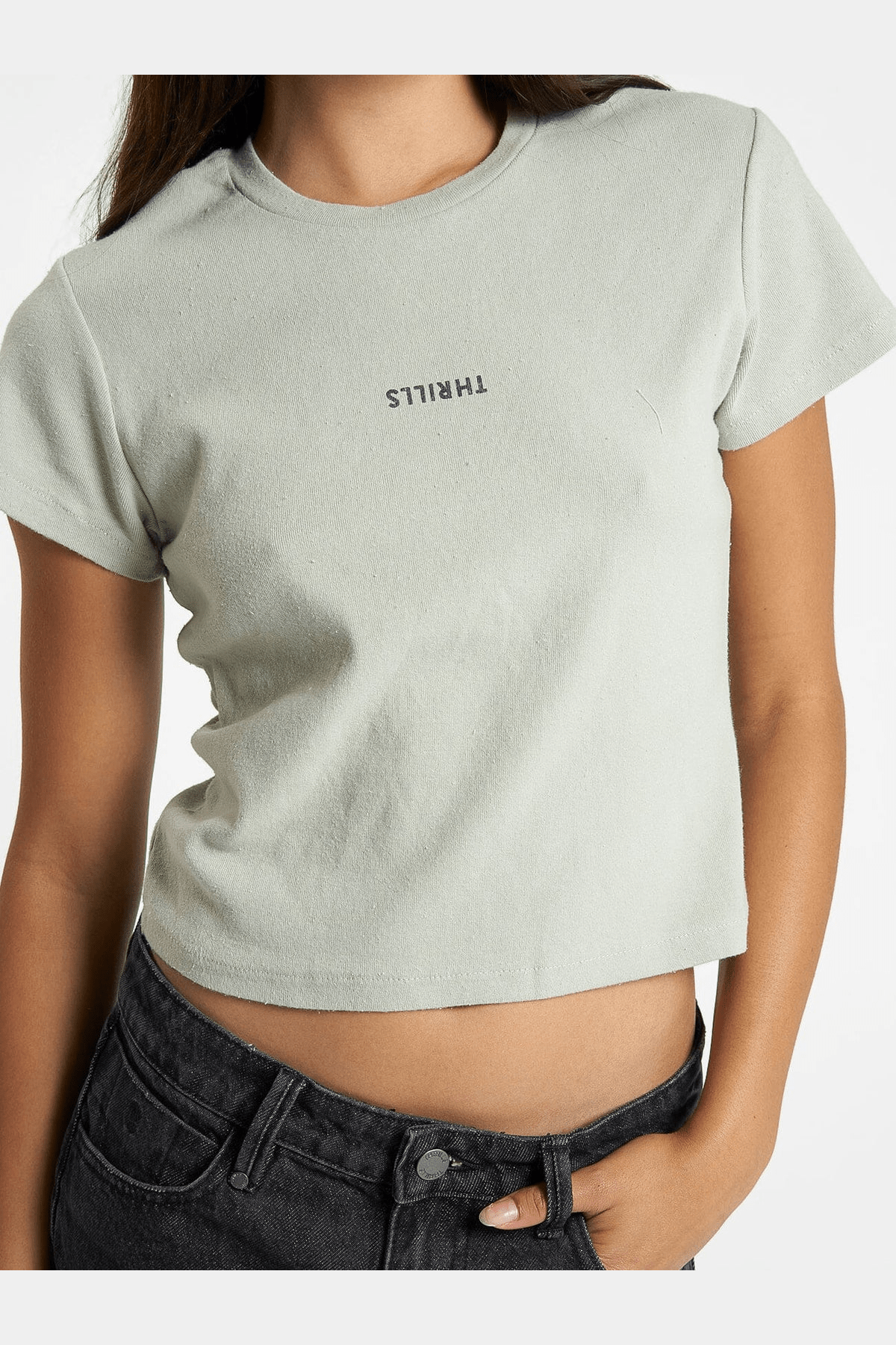 Thrills minimalmini tee - sage grey