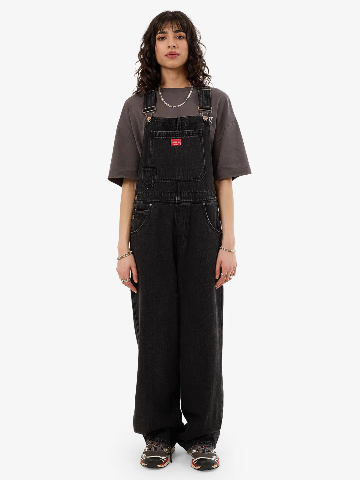 WORSHIP Nuclear Denim Overall - Used Black