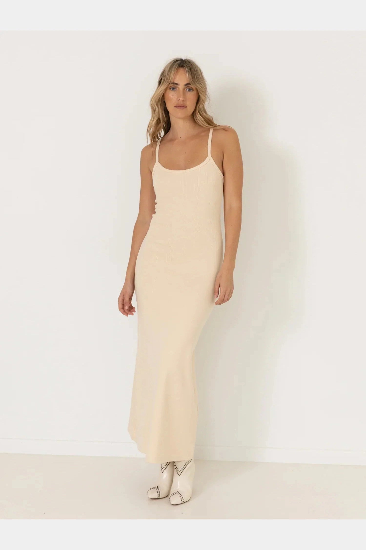 Summi summi a line maxi dress - cream