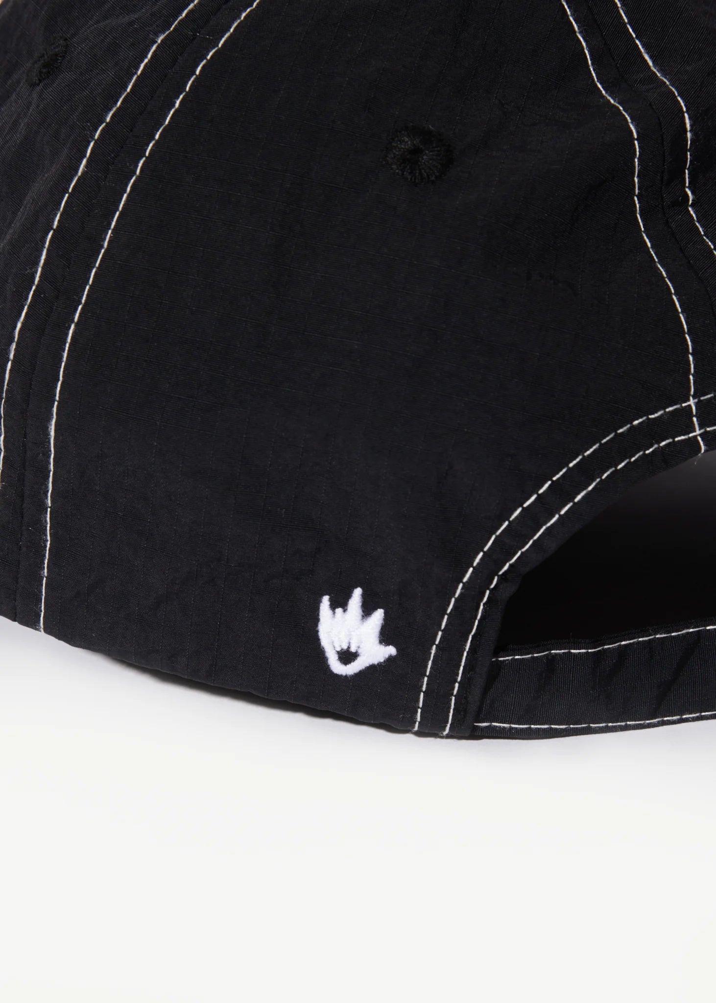 AFENDS Vinyl Recycled Six Panel Cap - Black