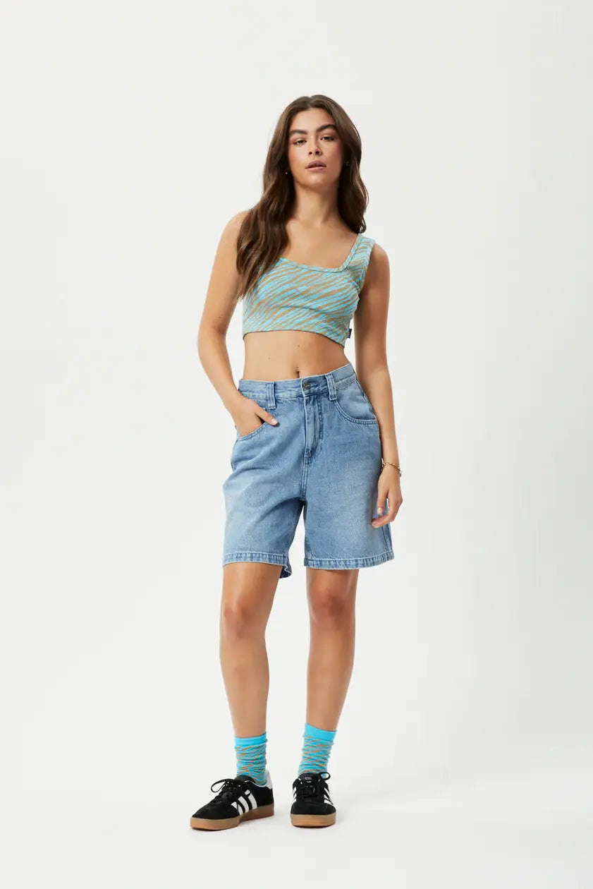 Afends adi recycled ribbed sleeveless top