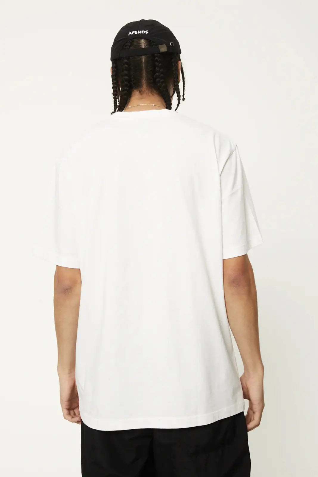 Afends back to it recycled tee - white