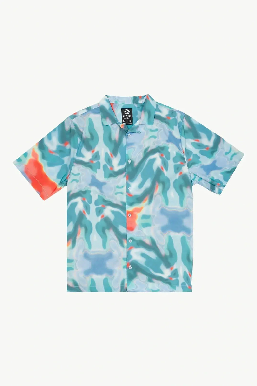 Afends thermal recycled cuban short sleeve shirt - multi