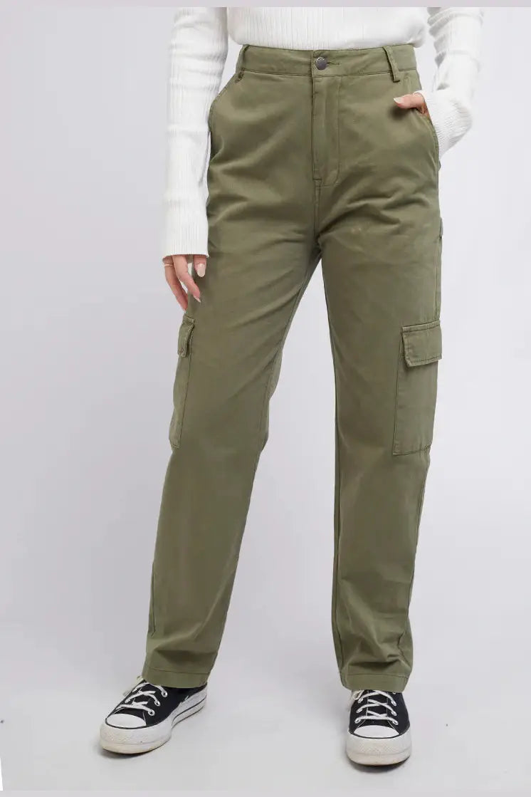 All About Eve Corey Cargo Pant- Khaki