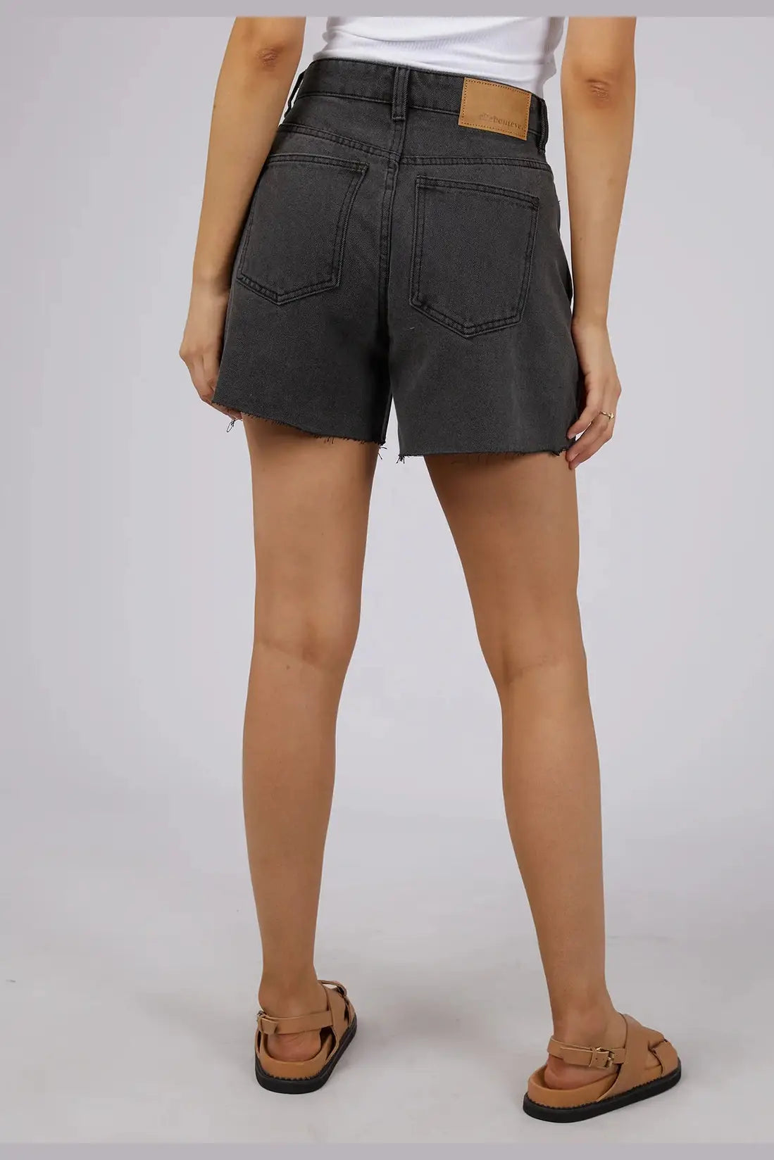 All About Eve Harley Bermuda Short - Washed Black