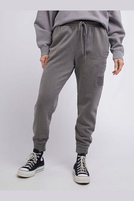 All About Eve Old Favourite Trackpant- Charcoal