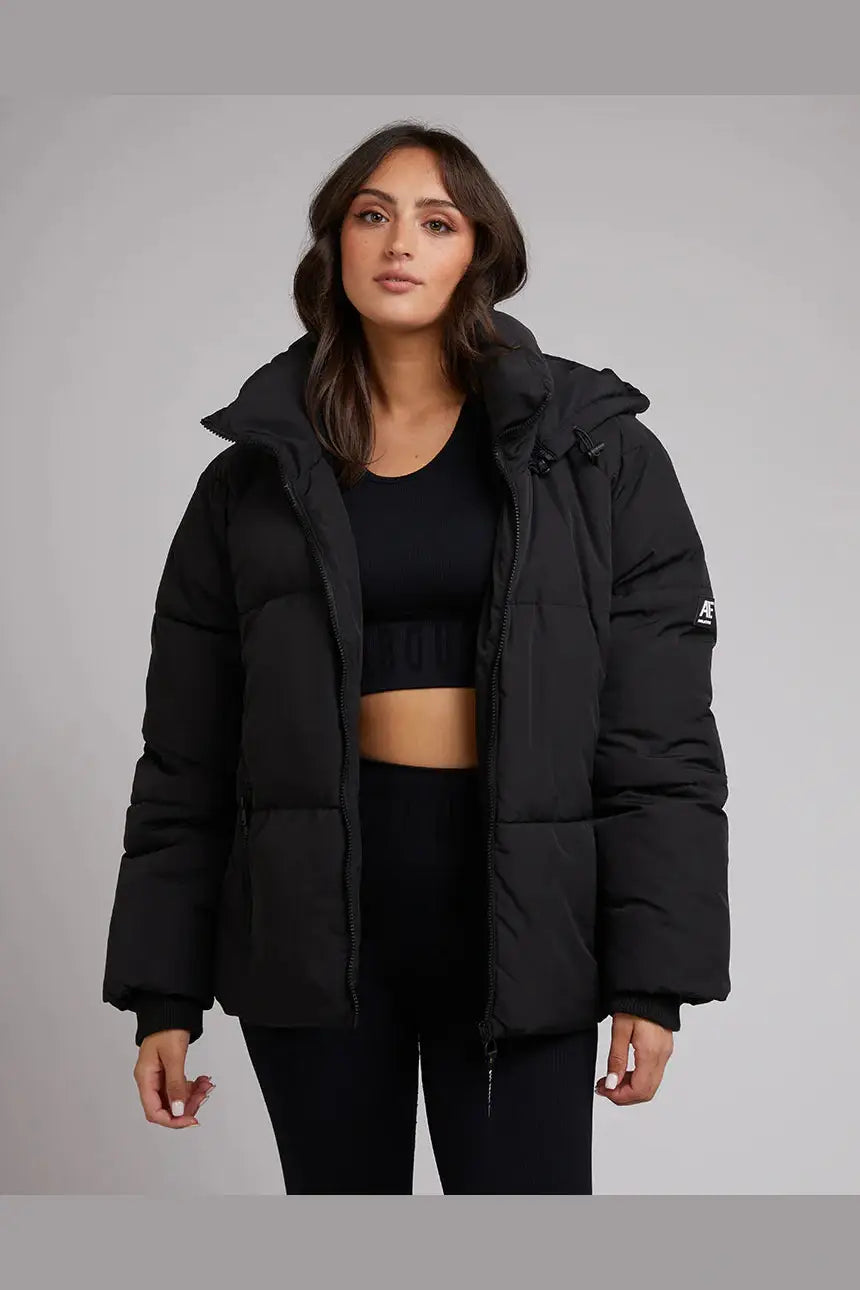 All about eve active remi luxe puffer- black