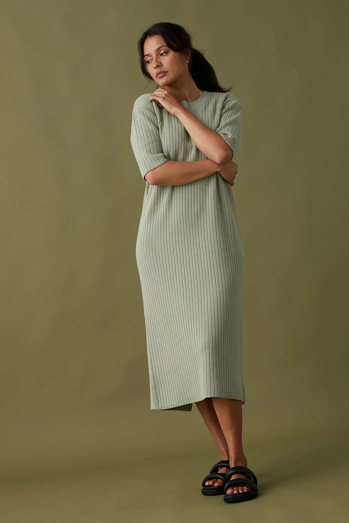 Arcaa adaline dress- sage