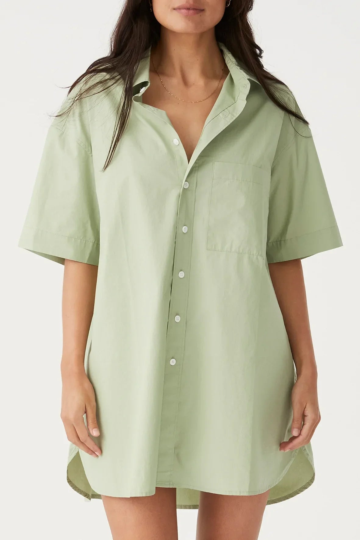 Arcaa dylan/drew shirt dress - sage