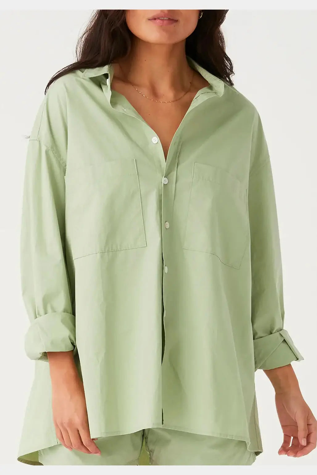 Arcaa dylan long sleeve shirt - sage