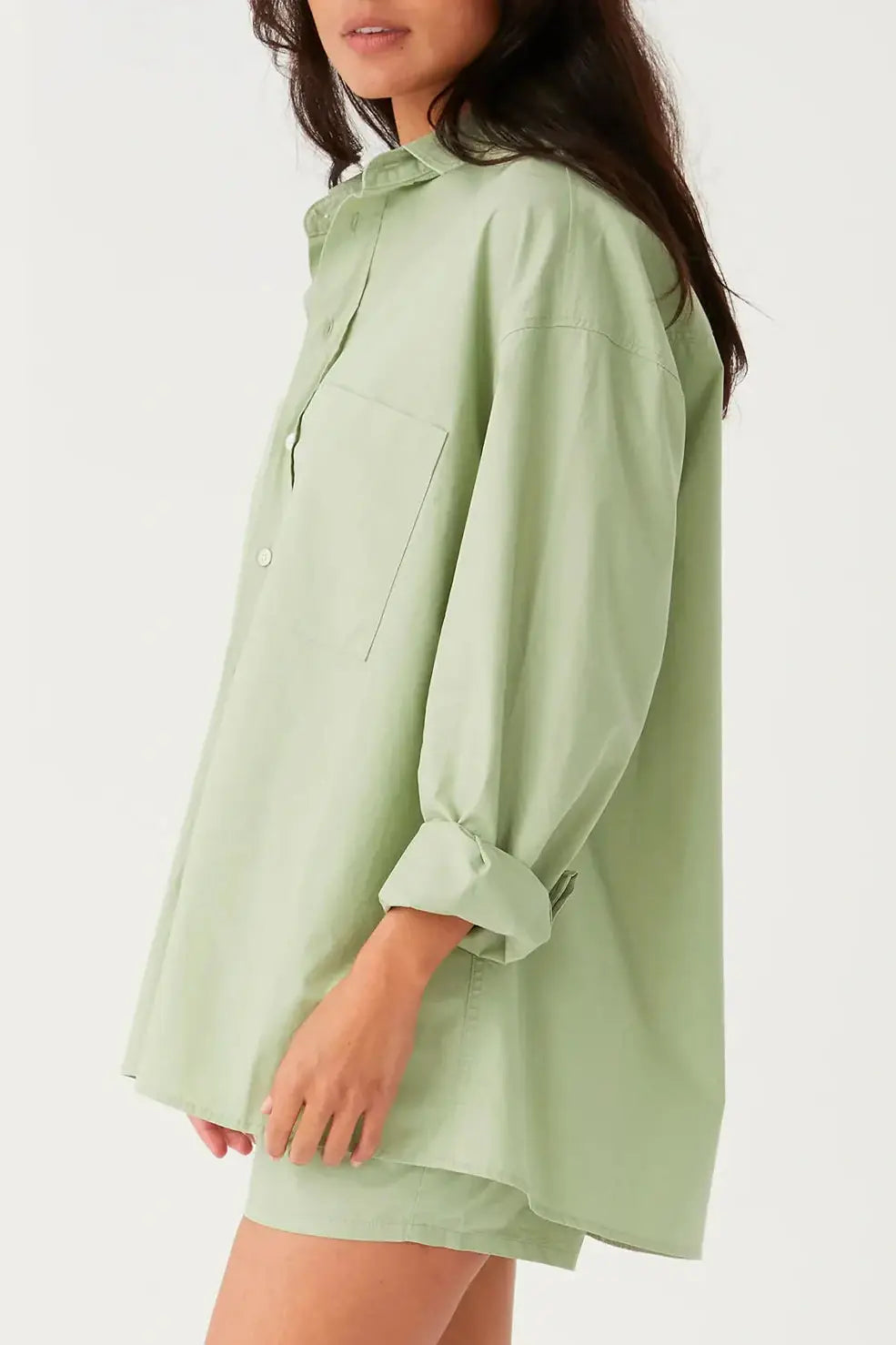 Arcaa dylan long sleeve shirt - sage