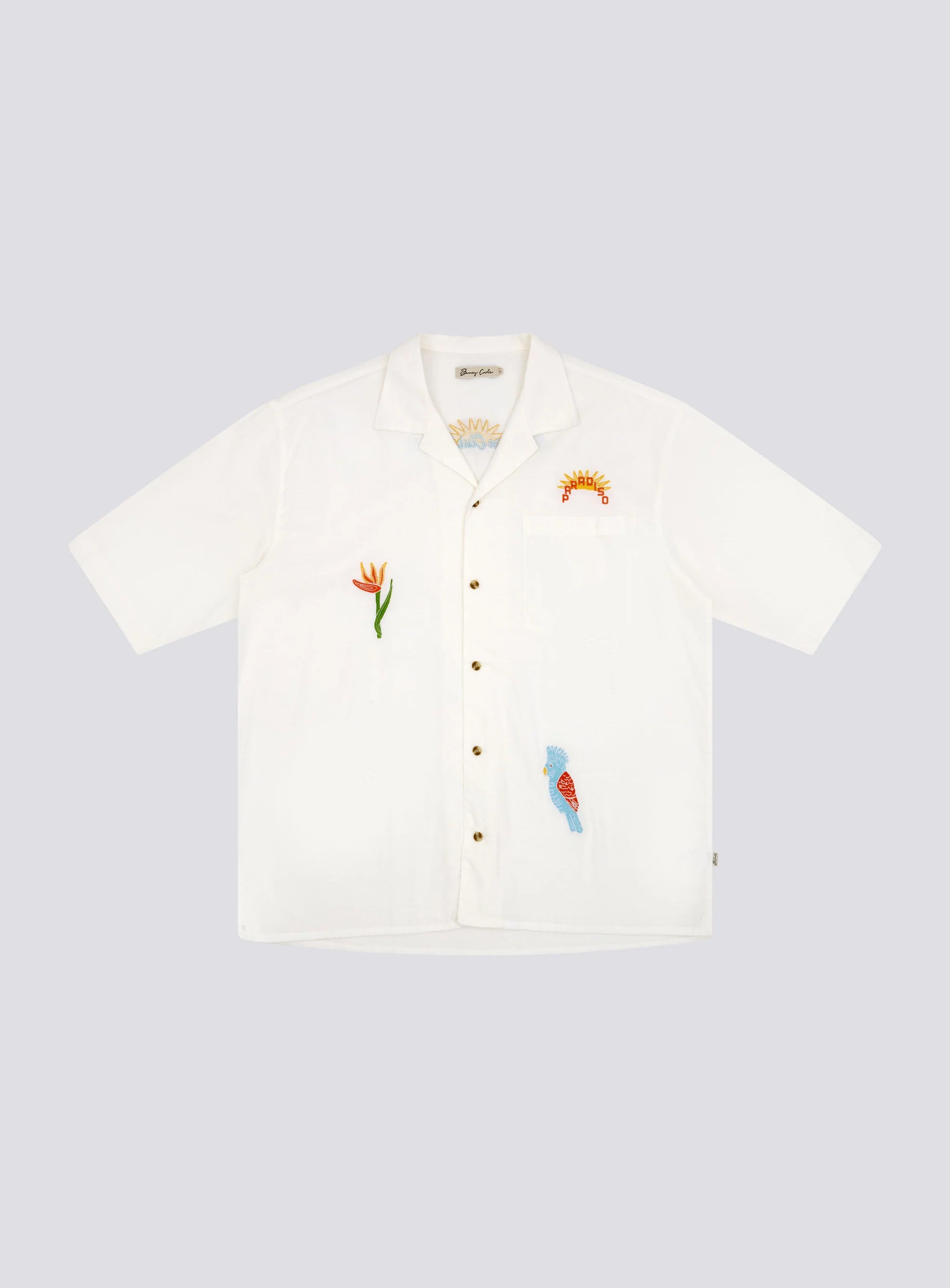 BARNEY COOLS Embro shirt linen