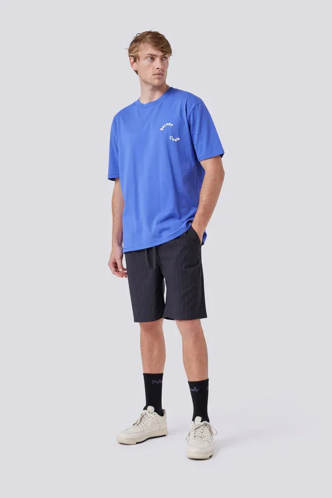 Barney cools Path Tee Cyber Blue