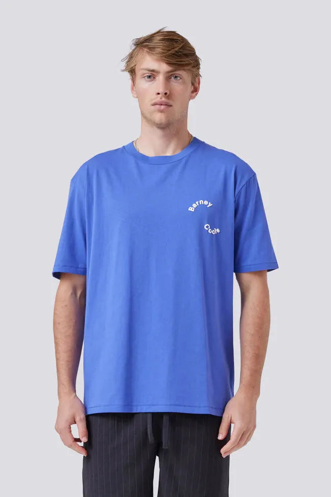 Barney cools Path Tee Cyber Blue