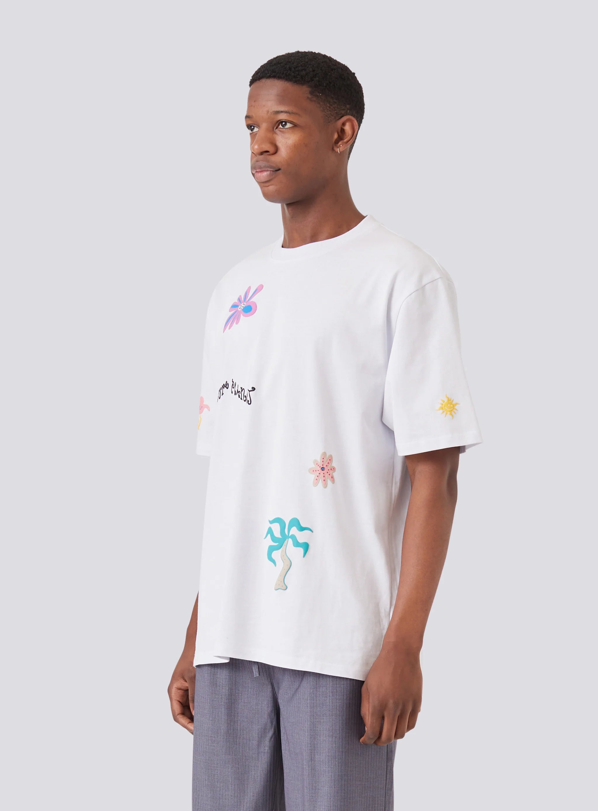 BARNEY COOLS Planet tee - White