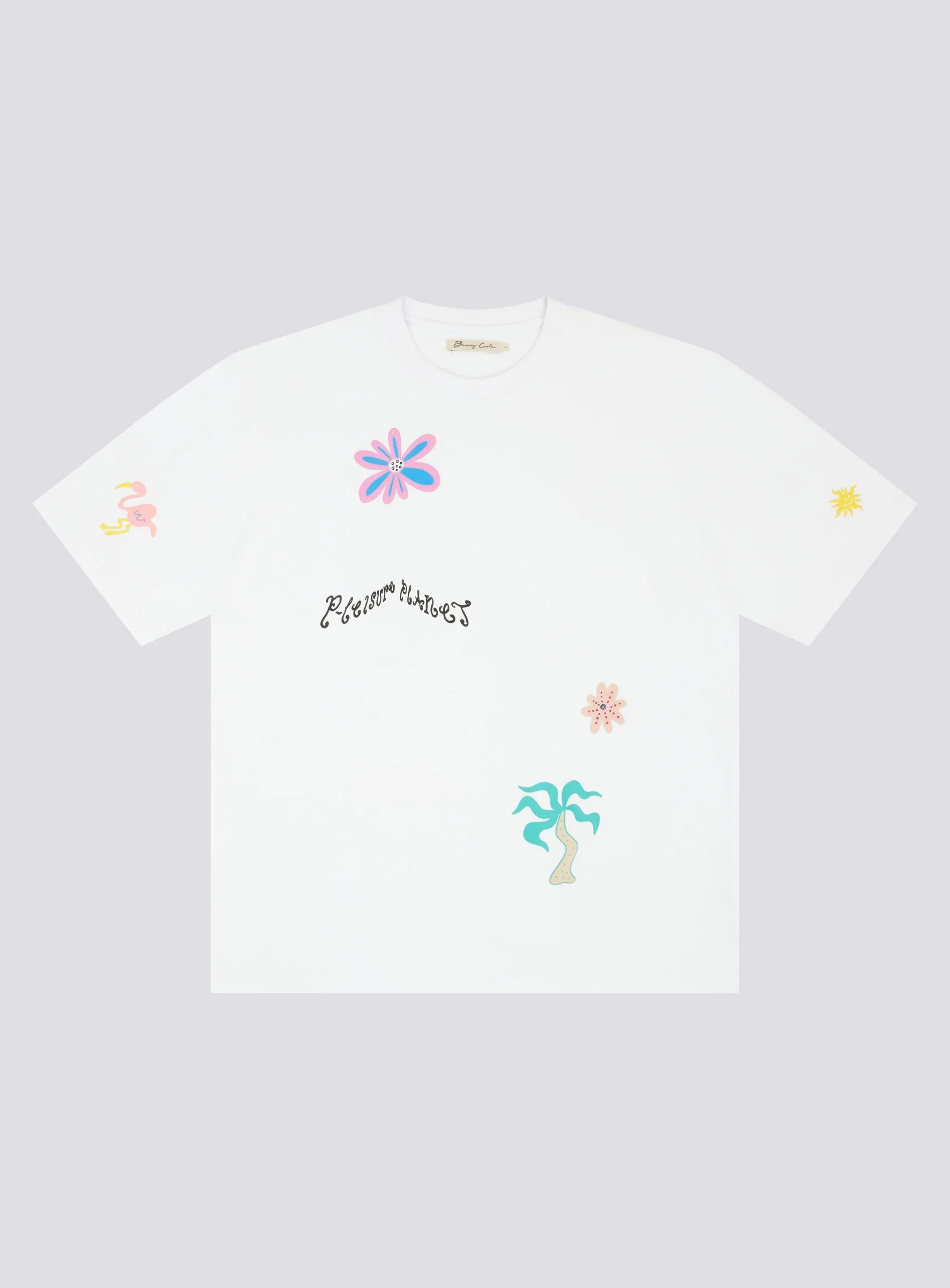 BARNEY COOLS Planet tee - White