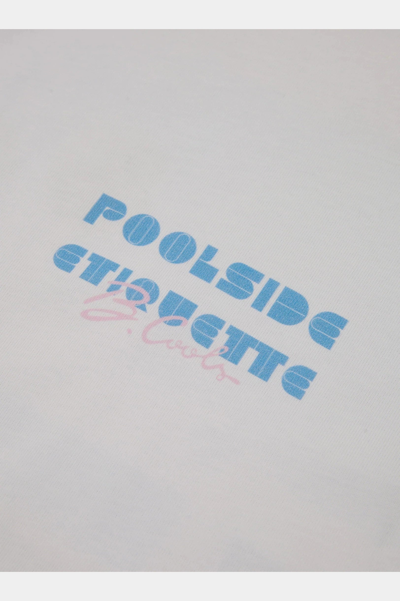 BARNEY COOLS Poolside vice tee - White