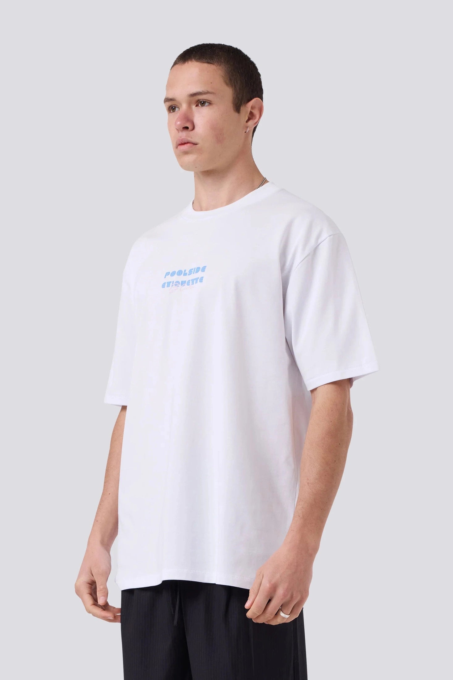 BARNEY COOLS Poolside vice tee - White